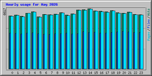 Hourly usage for May 2026